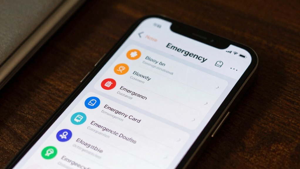organize emergency contact information