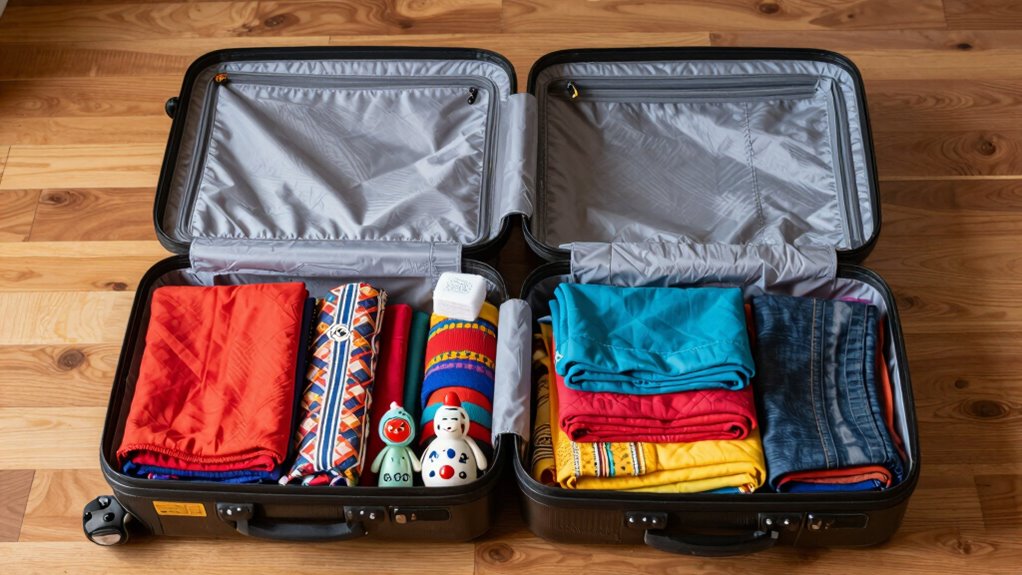 organize souvenirs with labels