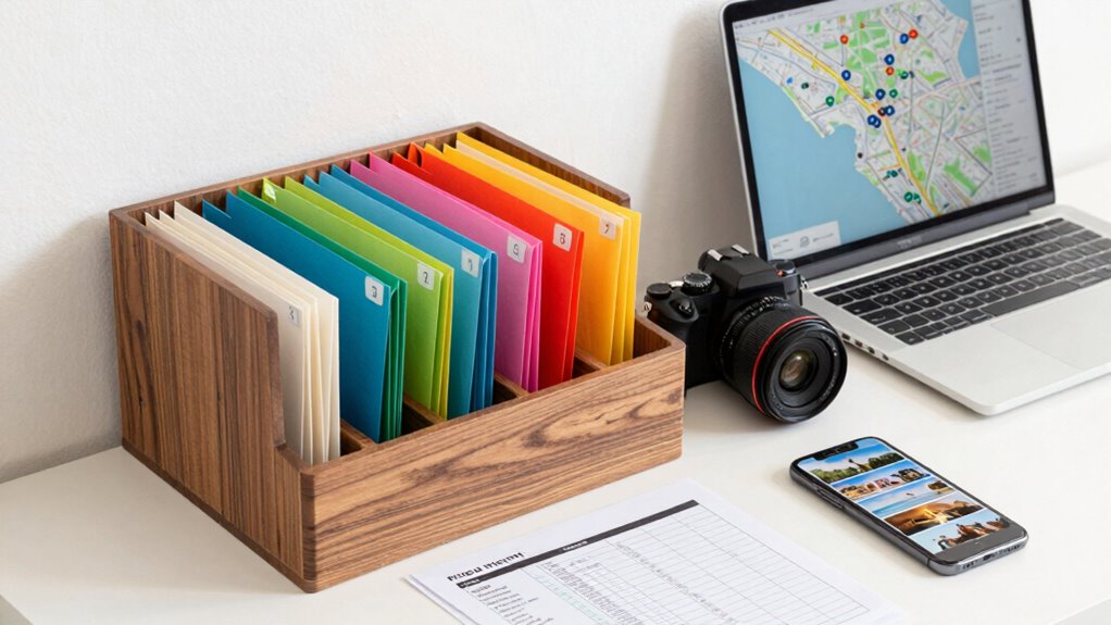 organize trips chronologically easily