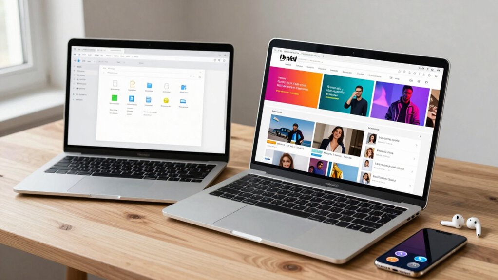 organized digital workspaces setup