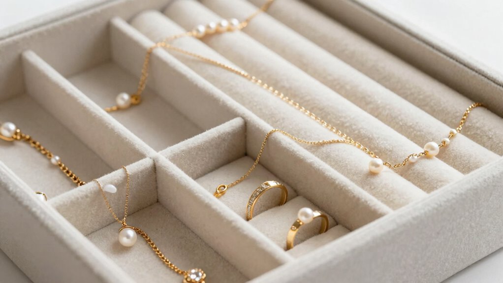 organized protective jewelry storage