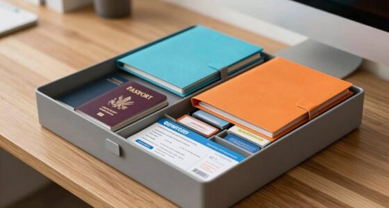 organized travel document system