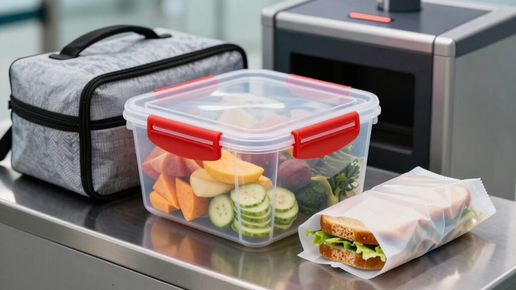 pack food carefully and securely