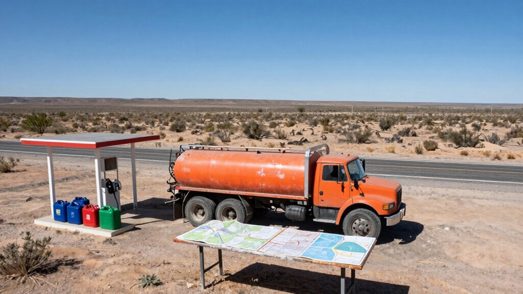 plan fuel stops carefully