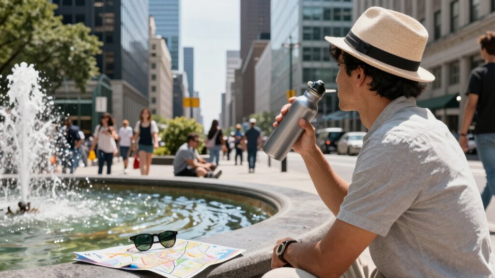 plan hydration for sightseeing