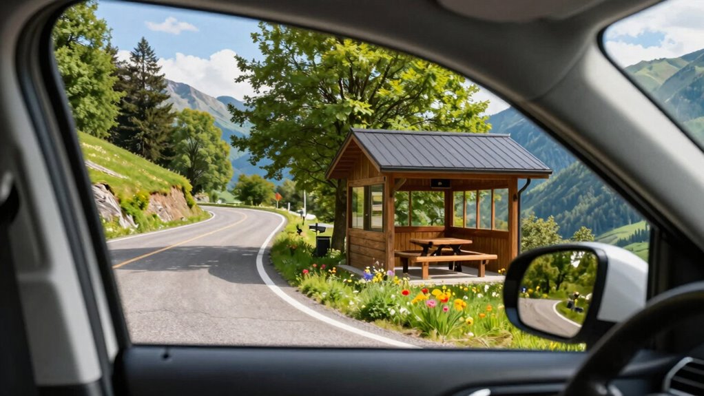 plan scenic rest breaks