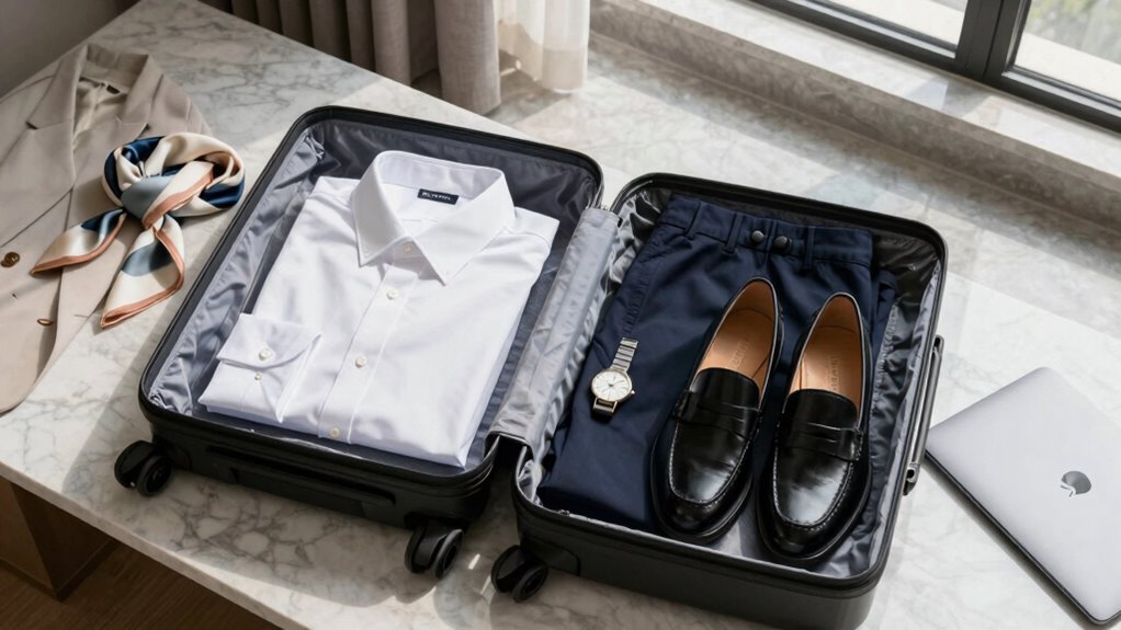 polished confident first appearance