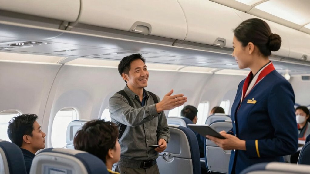 polite communication eases boarding