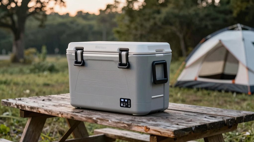 portable cooler size power features