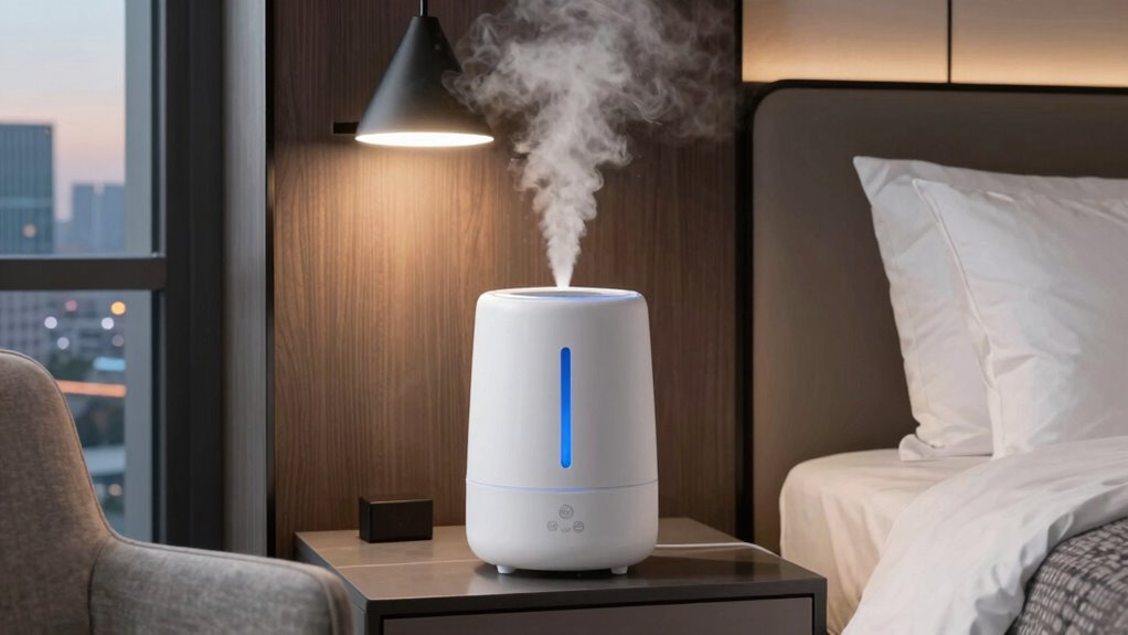 portable hotel room humidifier benefits