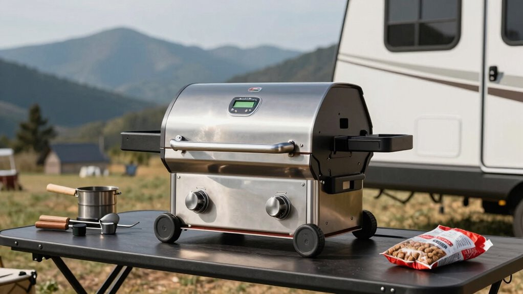 portable rv pellet grill essentials