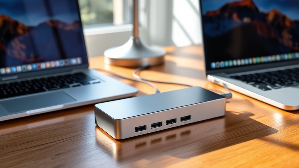 portable versatile docking options