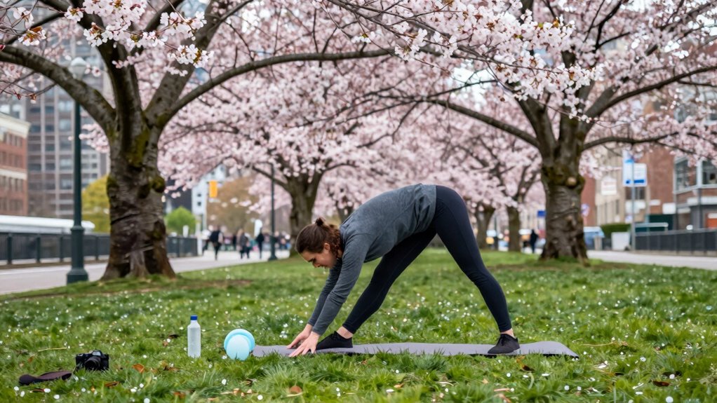 post walk stretching and recovery
