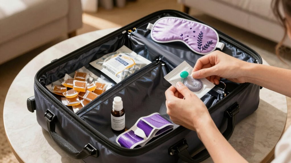 pre travel nausea prevention routine