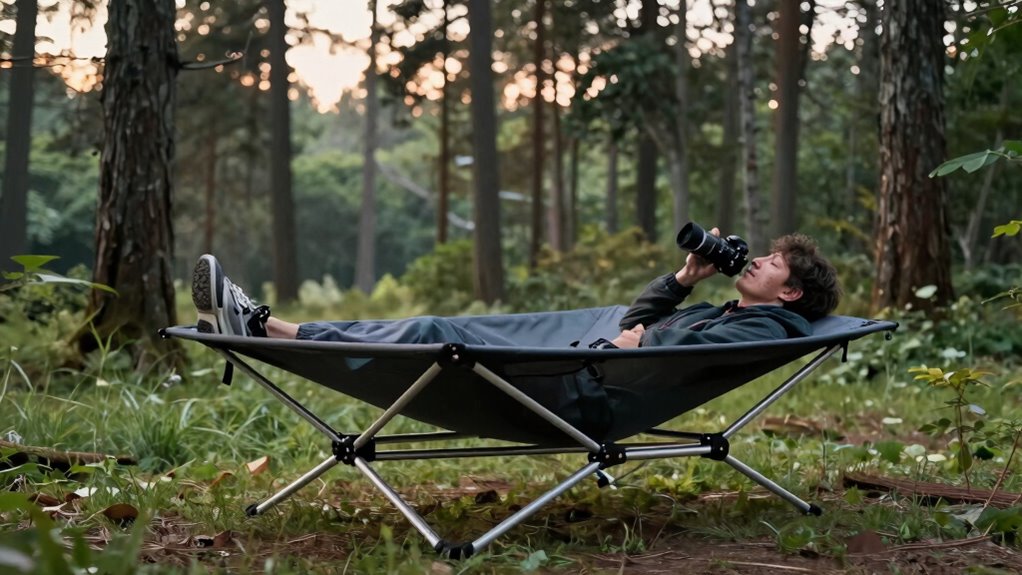 premium tall camping cot