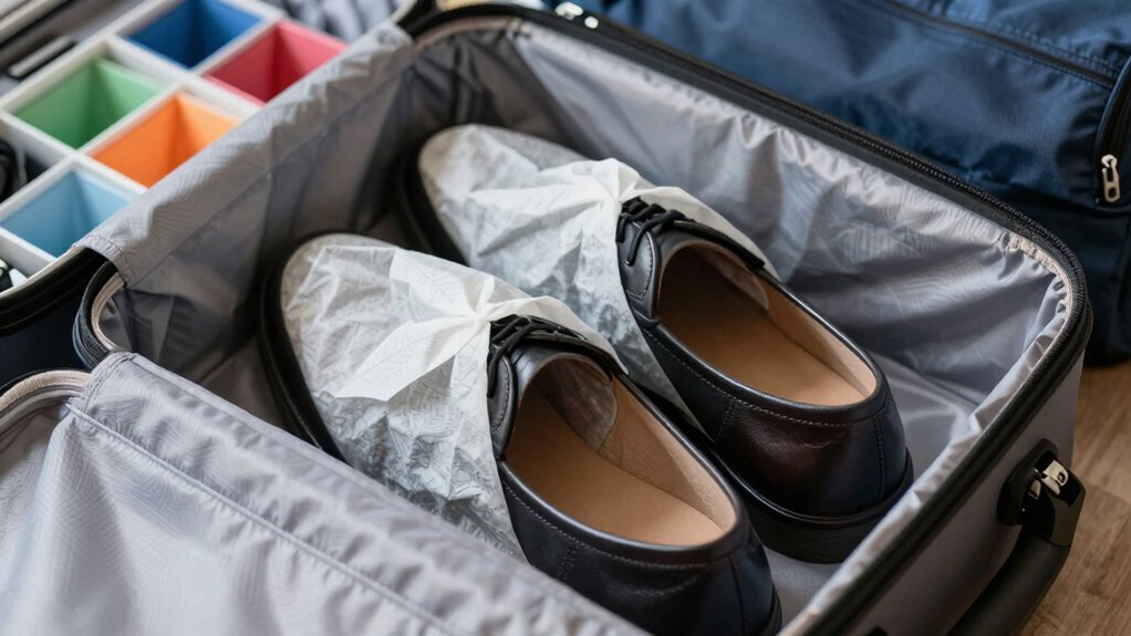 proper shoe packing technique