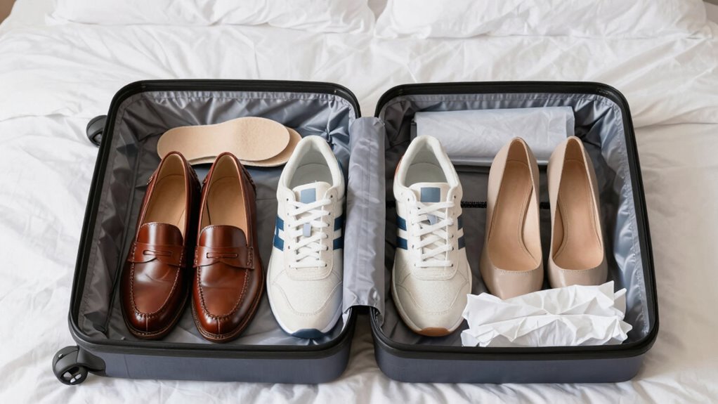 proper shoe packing techniques