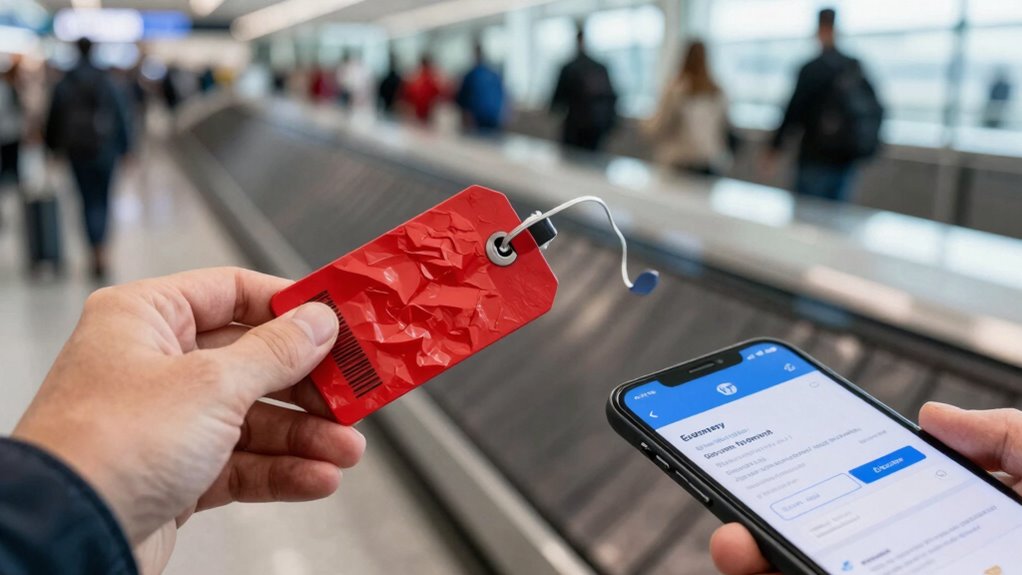 report lost baggage immediately