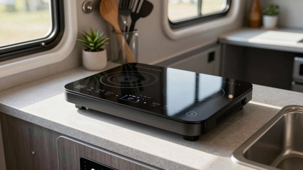 rv travel induction cooktop considerations