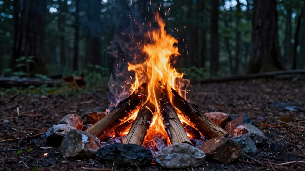 safe campfire building practices