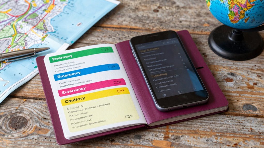 save emergency contact numbers