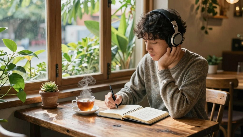 schedule peaceful relaxation moments