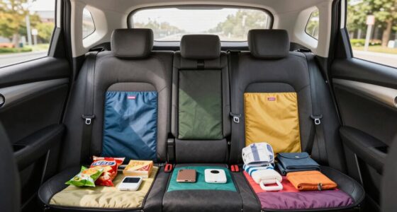 seat zones for car organization