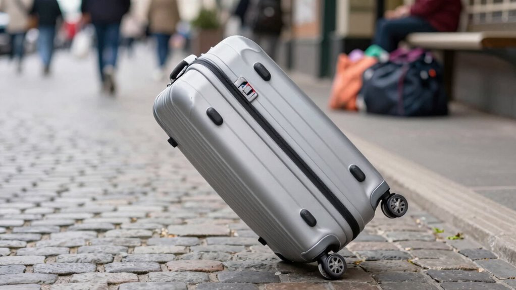 secure balanced luggage stability