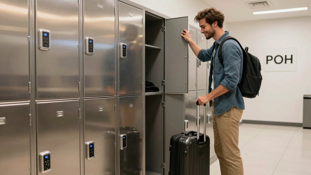 secure convenient luggage storage