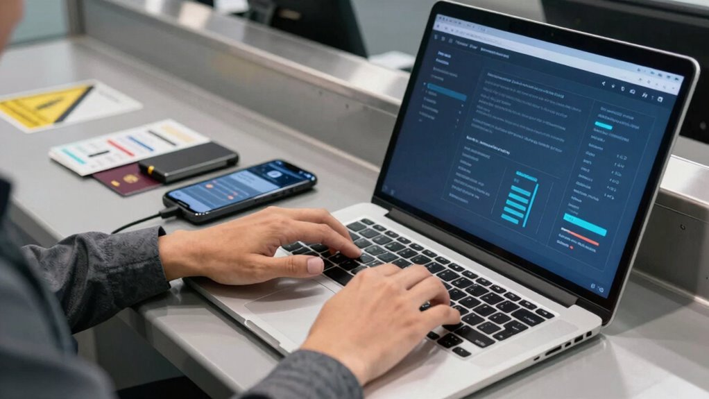 secure data during border crossings