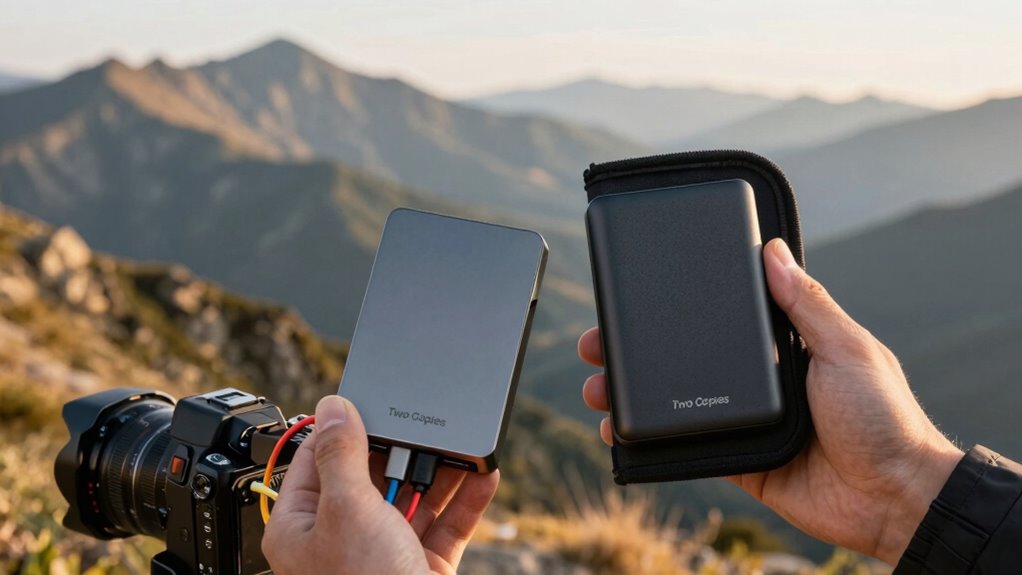 secure footage during travel