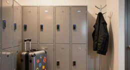 secure luggage after check out