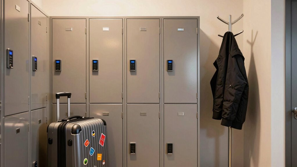 secure luggage after check out