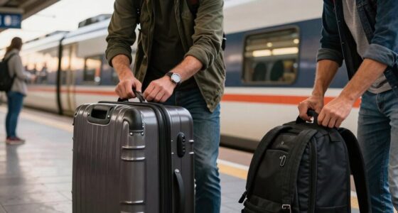 secure luggage during travel