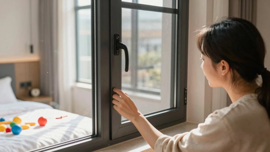 secure windows prevent falls