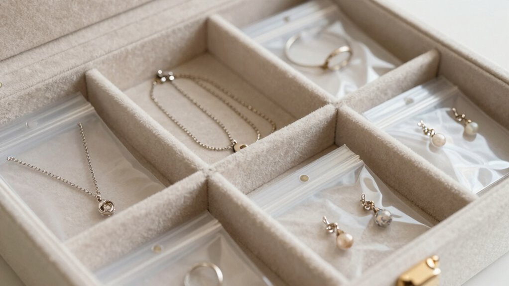 securely pack jewelry carefully