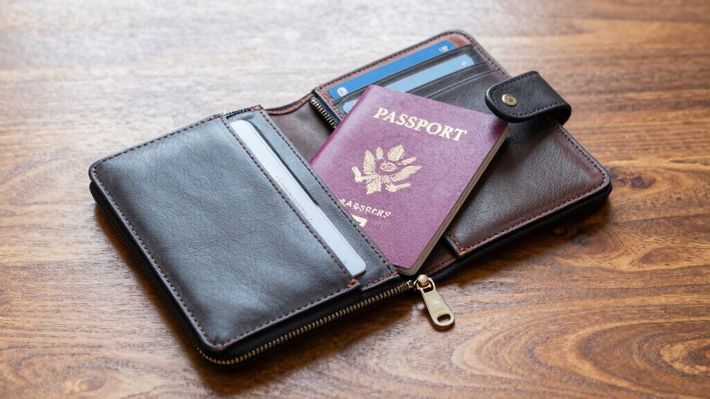 securely store passport access