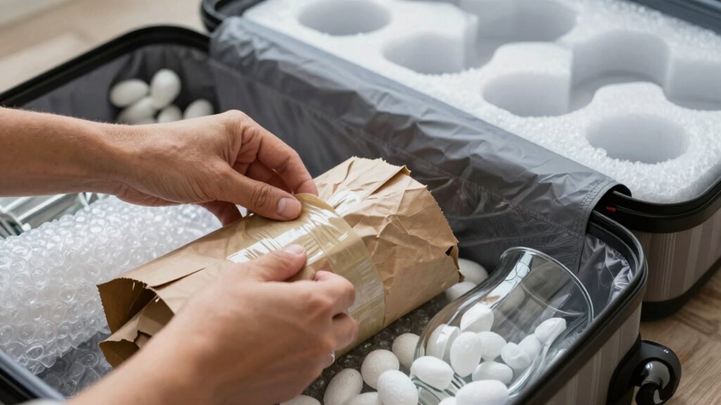 securely wrap and cushion