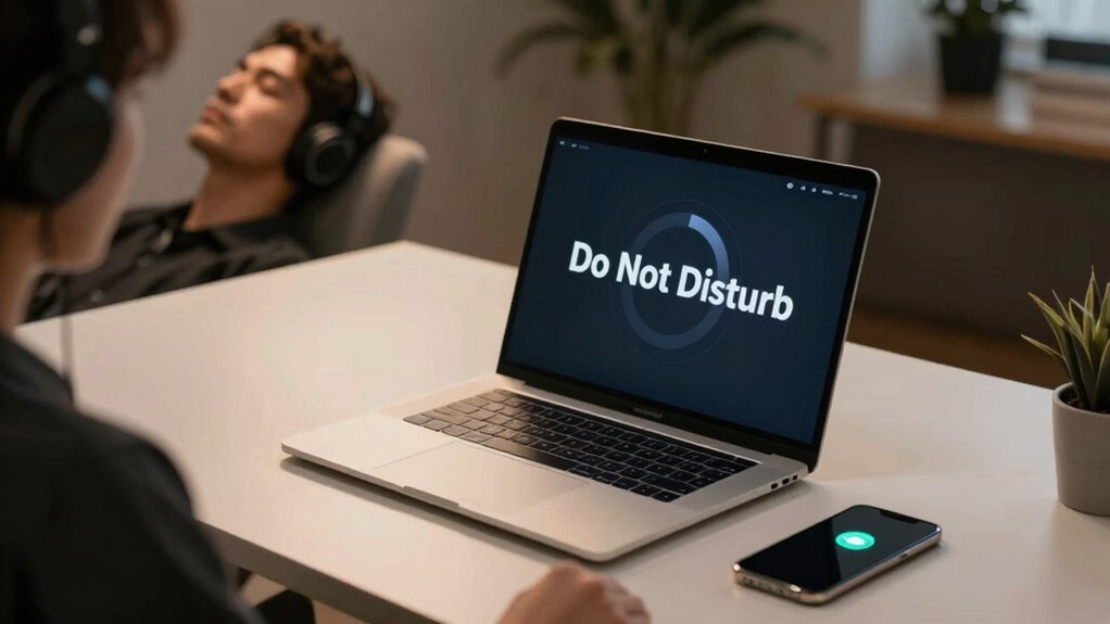 set boundaries disconnect effectively