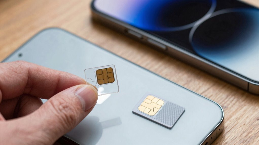 set up sim card securely
