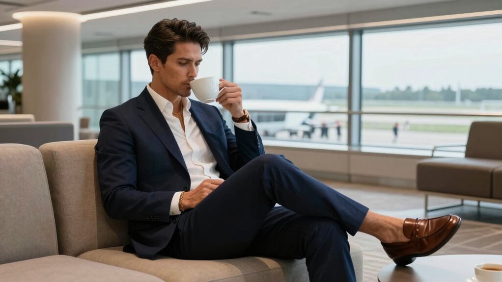 smart casual airport attire