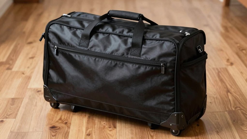 stable durable well balanced suitcase
