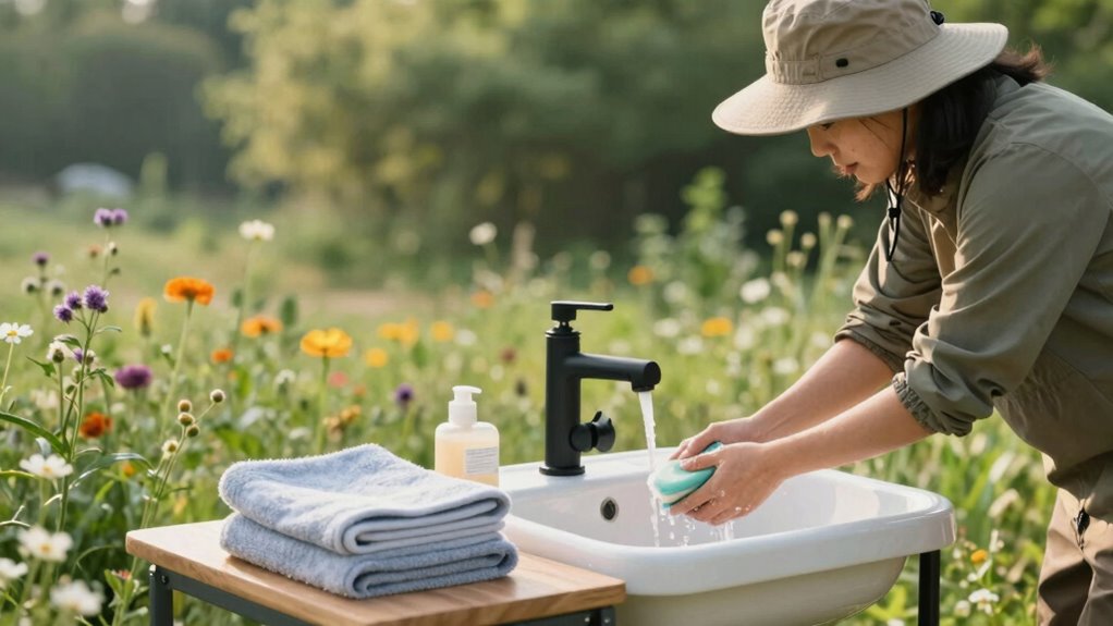 stress free camp cleaning