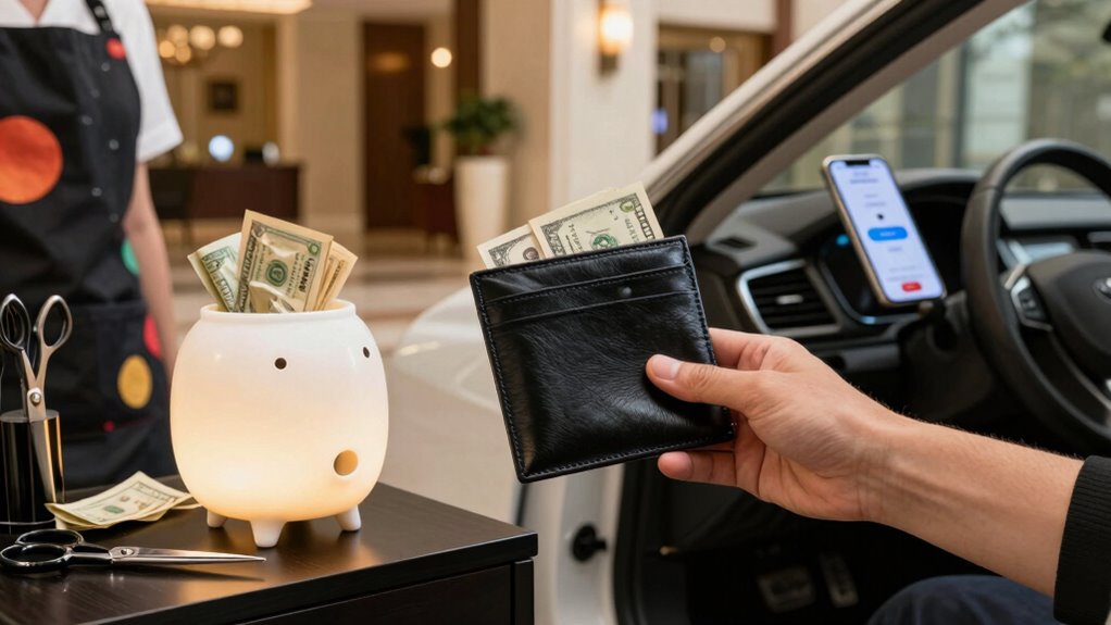 tip appropriate service providers