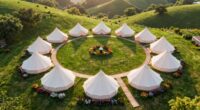 top canvas tents for glamping
