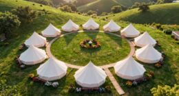 top canvas tents for glamping