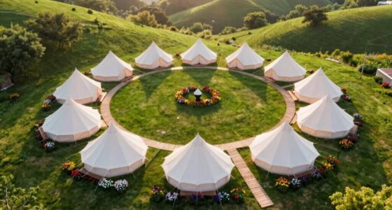 top canvas tents for glamping