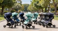 top double travel strollers