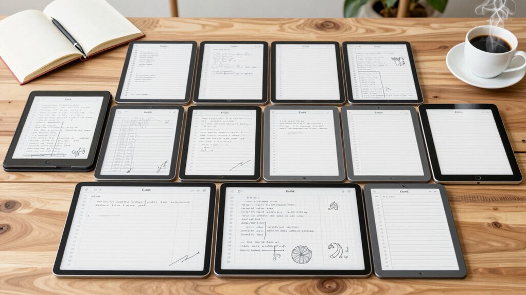 top e ink travel note tablets