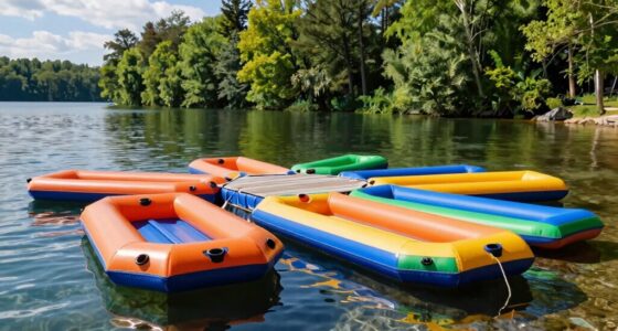 top inflatable lake dock platforms